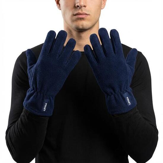 Handschuhe aus Fleece schwarz unisex