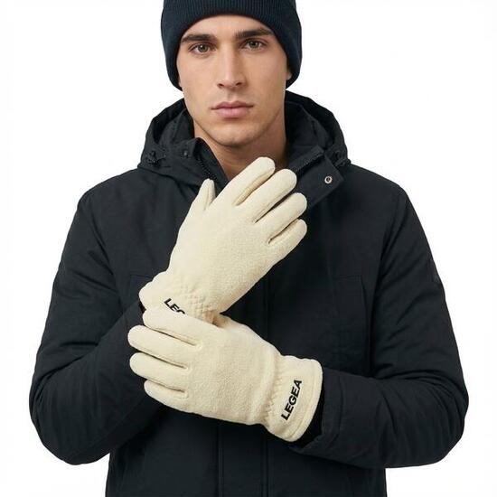 Guanti invernali beige unisex