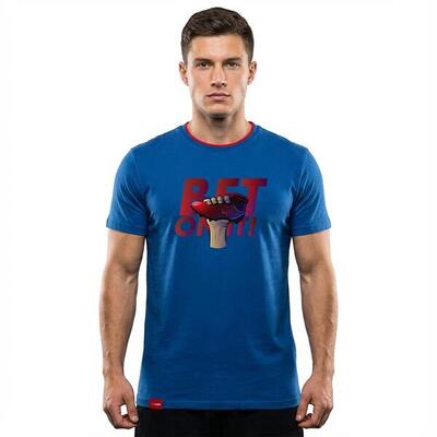 Betel t-shirt van katoen met print voor heren