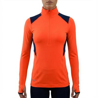 Running shirt act-sleeves lowl fluorescerend oranje