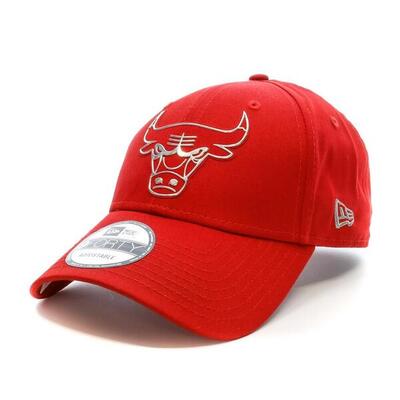New Era Cappellino 9Forty NBA Foil Logo BullsEra Berretto Baseball Rosso