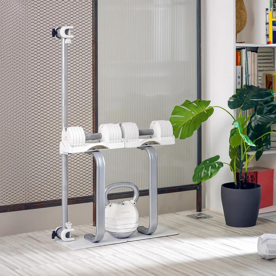 Rack de rangement support haltère réglable ajustable Byzoom Fitness 5/5