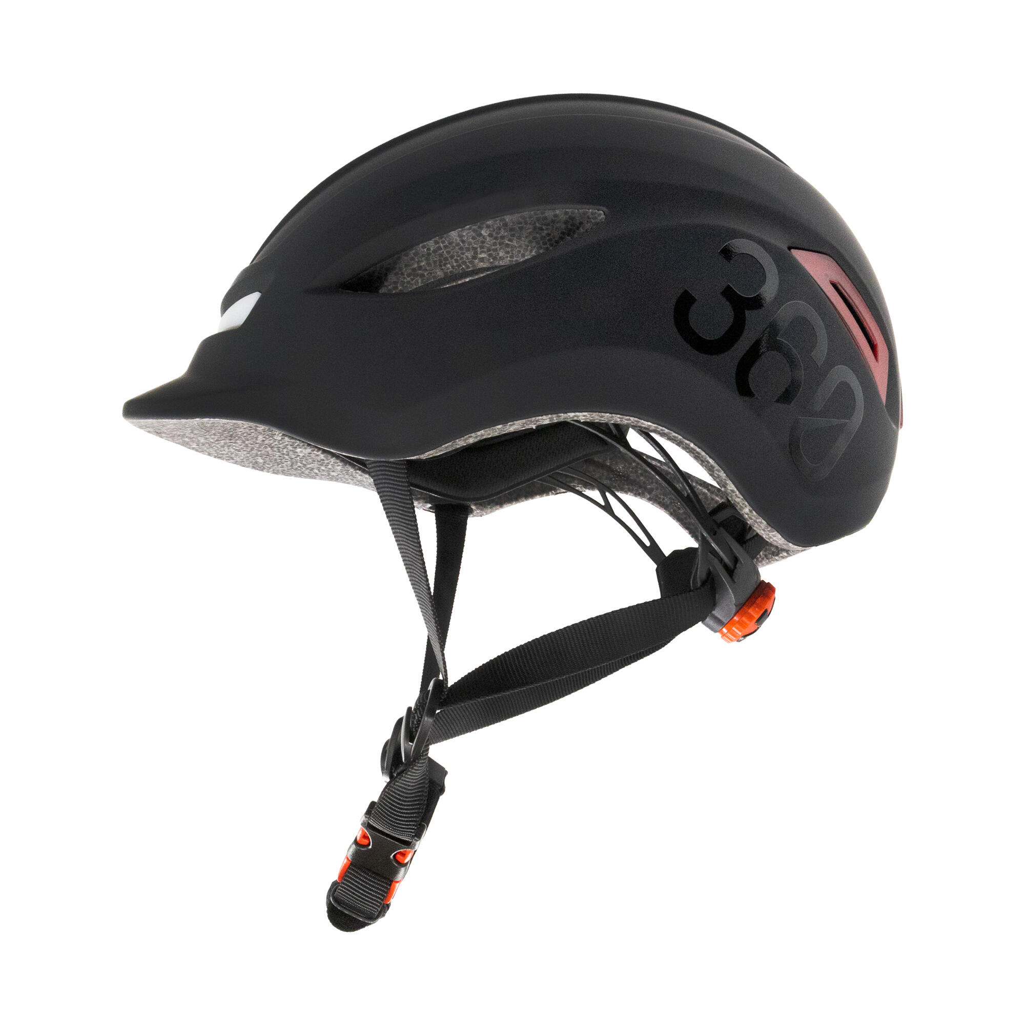 Fahrradhelm  mit Blinklicht + Steuerung am Lenker mit Drehregler P2R Urbain/City 2/7