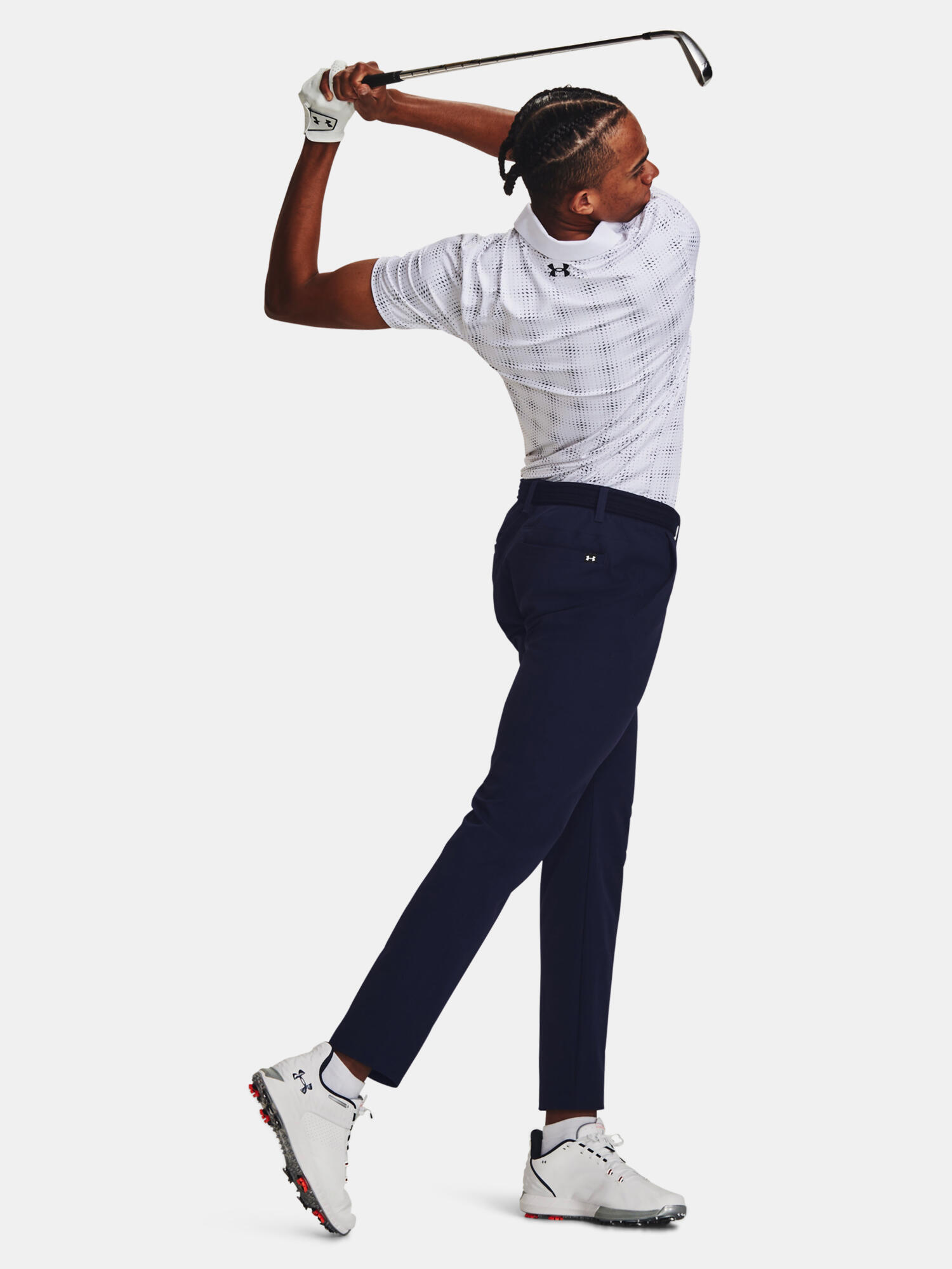 UNDER ARMOUR Pantalon De Golf Pantalon fuselé  Drive Midnight Navy Bleu 7/7
