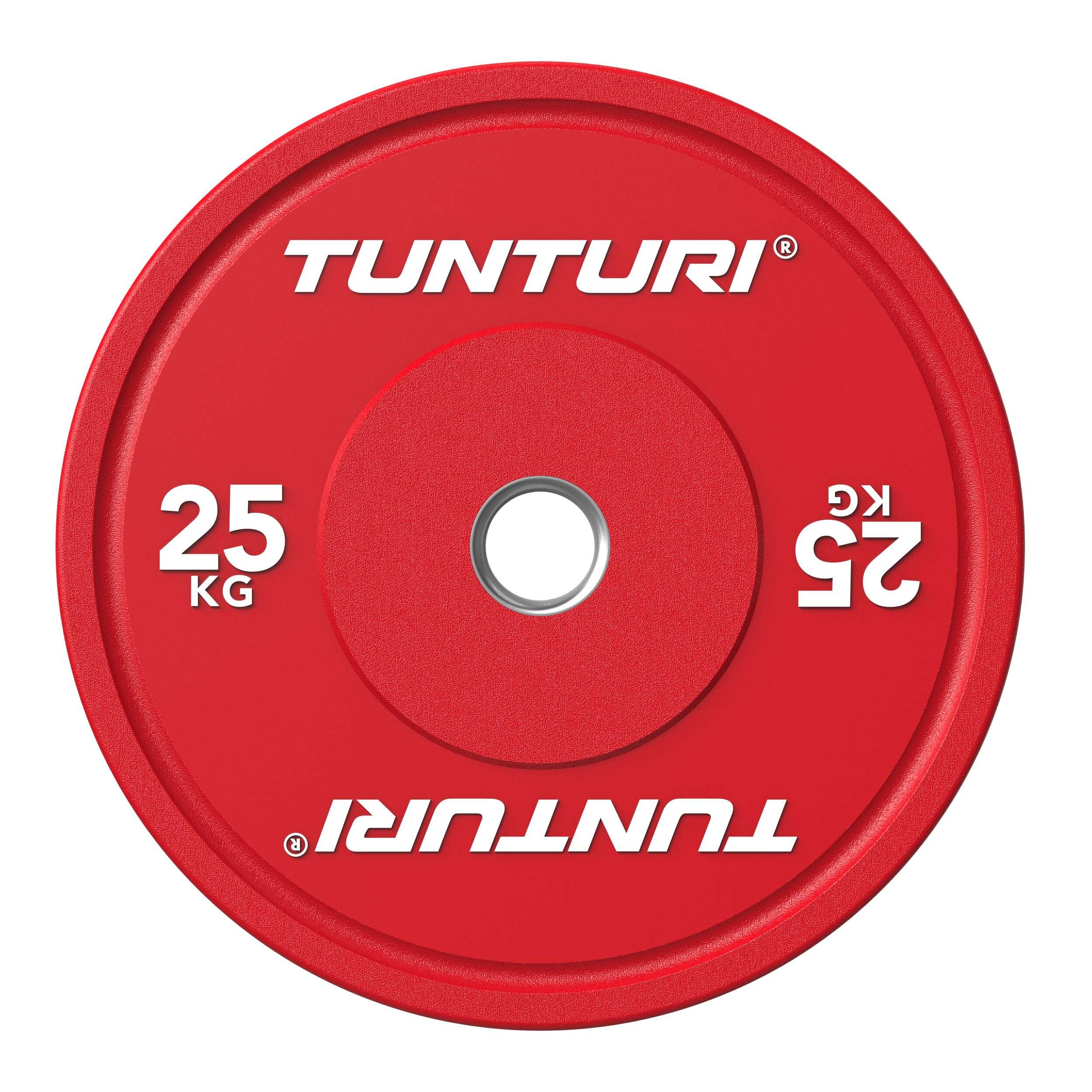 Platinum bumper plates - Poids d'haltère - Disques d'haltères - 1x 25kg - Rouge 2/7