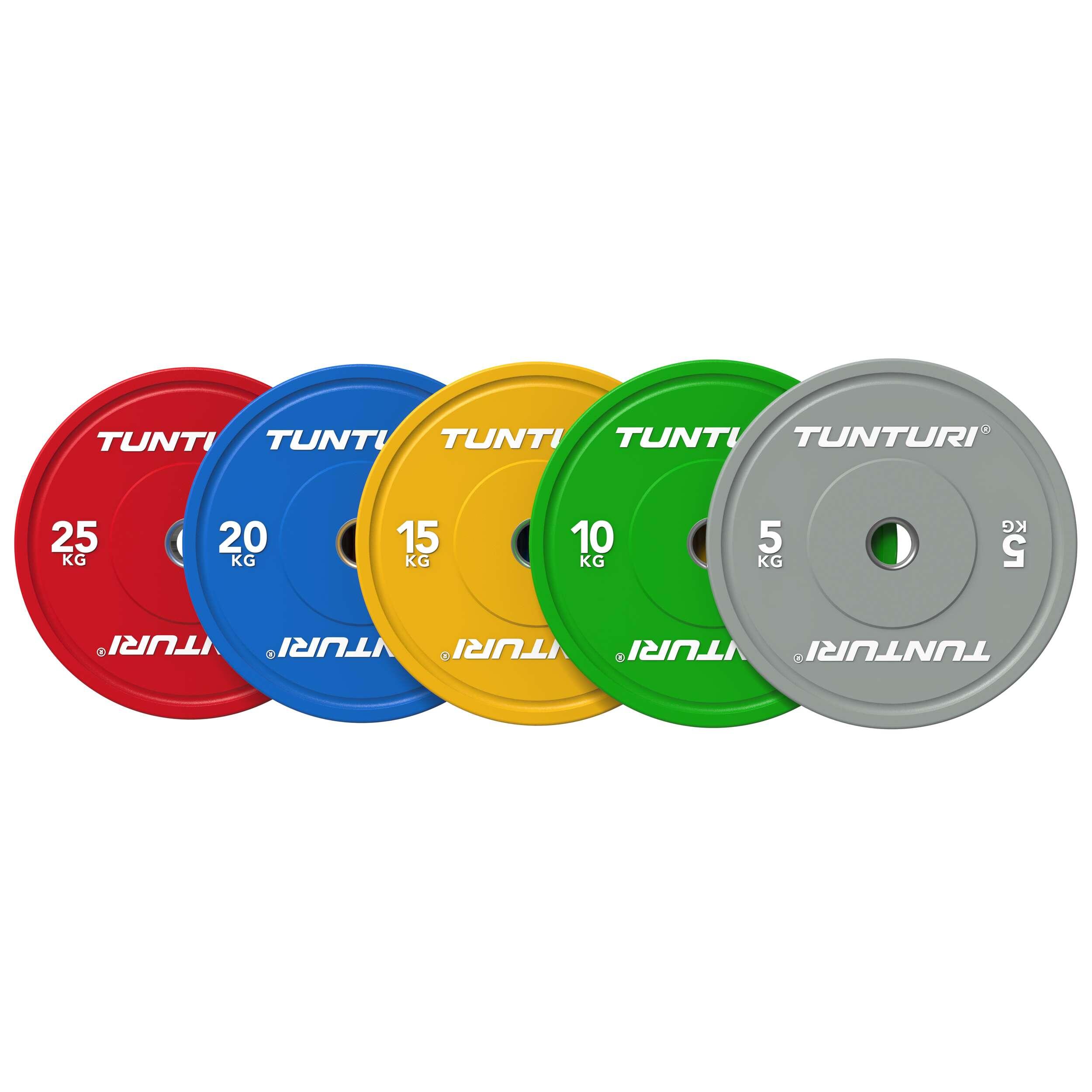 Platinum bumper plates - Poids d'haltère - Disques d'haltères - 1x 25kg - Rouge 5/7