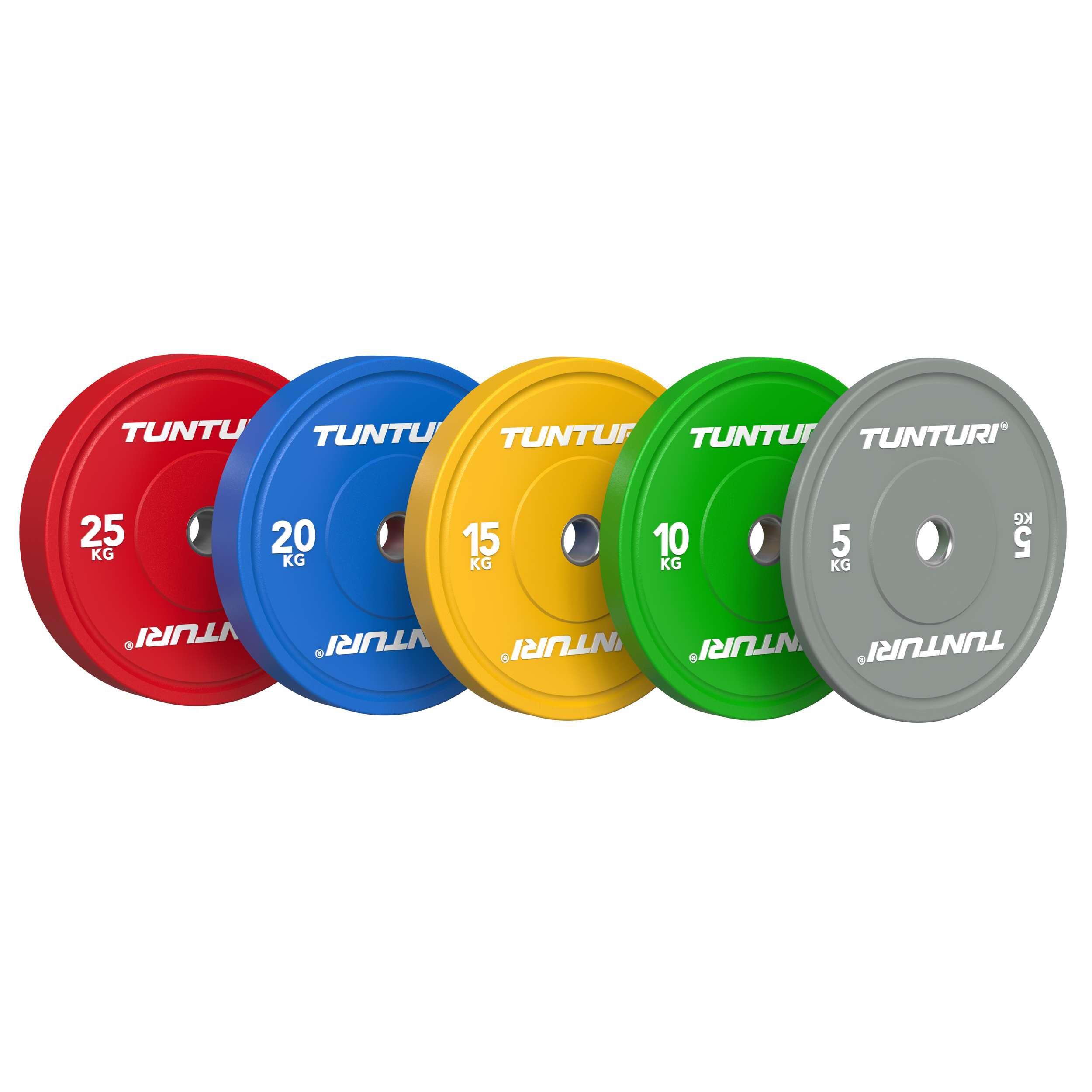 Platinum bumper plates - Poids d'haltère - Disques d'haltères - 1x 25kg - Rouge 4/7
