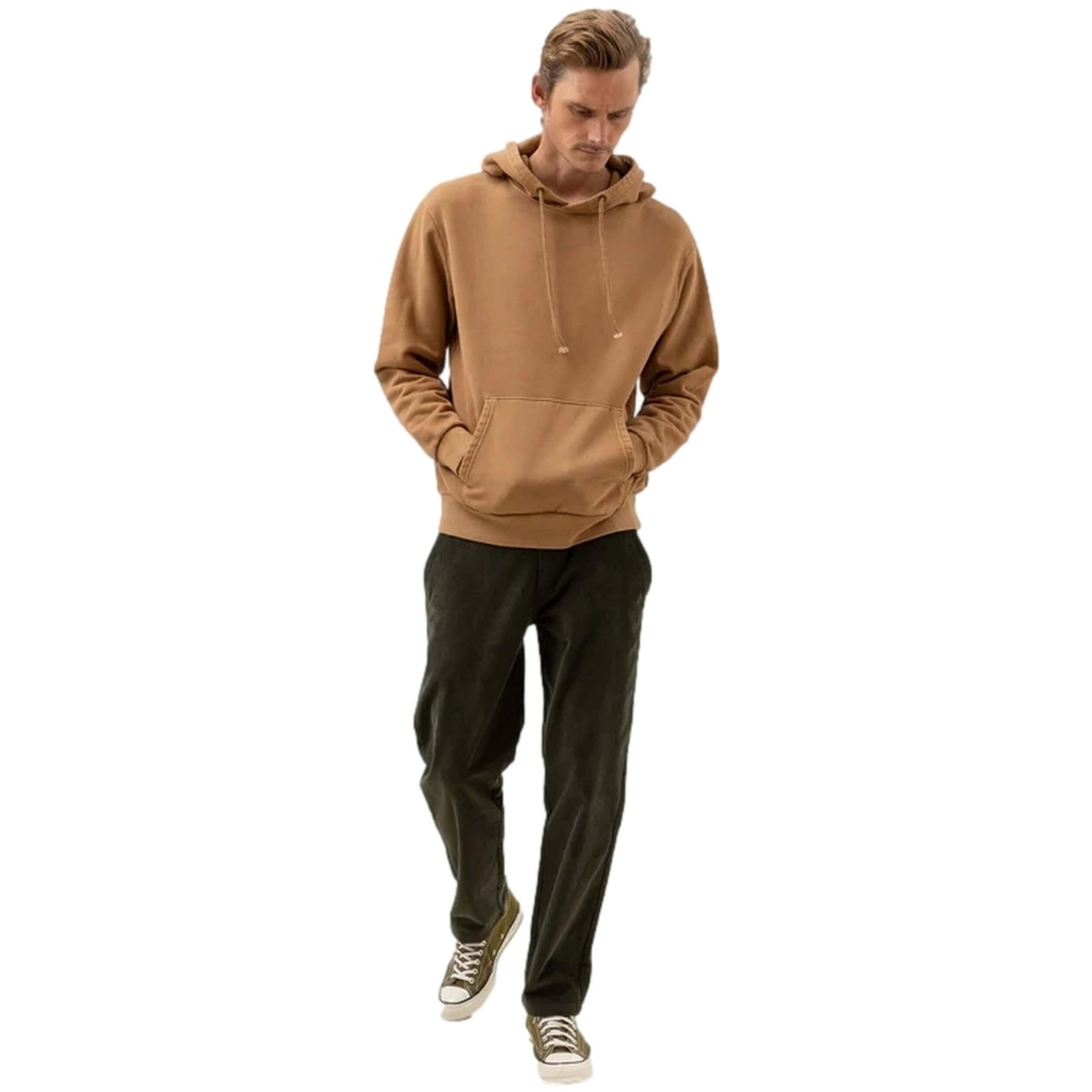Sweat à capuche Rhythm modèle 0423MFL03-BRO pour homme 3/4