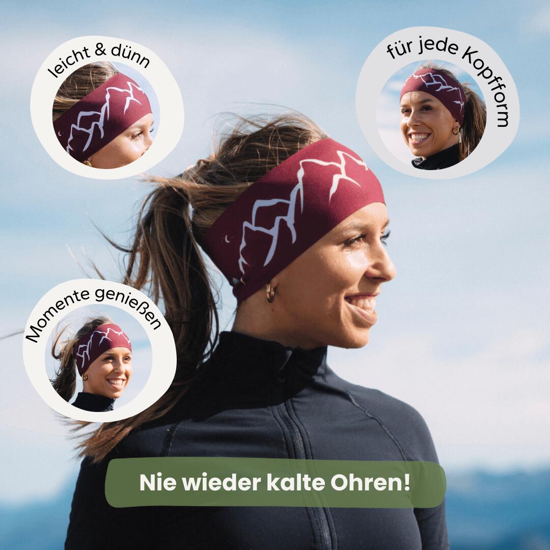 Bergwelten Stirnband: Atmungsaktiv & rutschfest | Ideal für Sport & Alltag 3/9