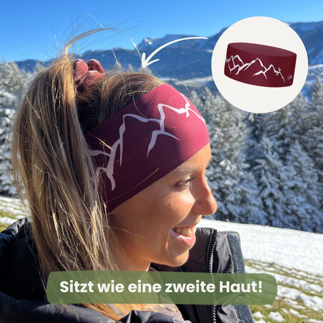 Bergwelten Stirnband: Atmungsaktiv & rutschfest | Ideal für Sport & Alltag 5/9