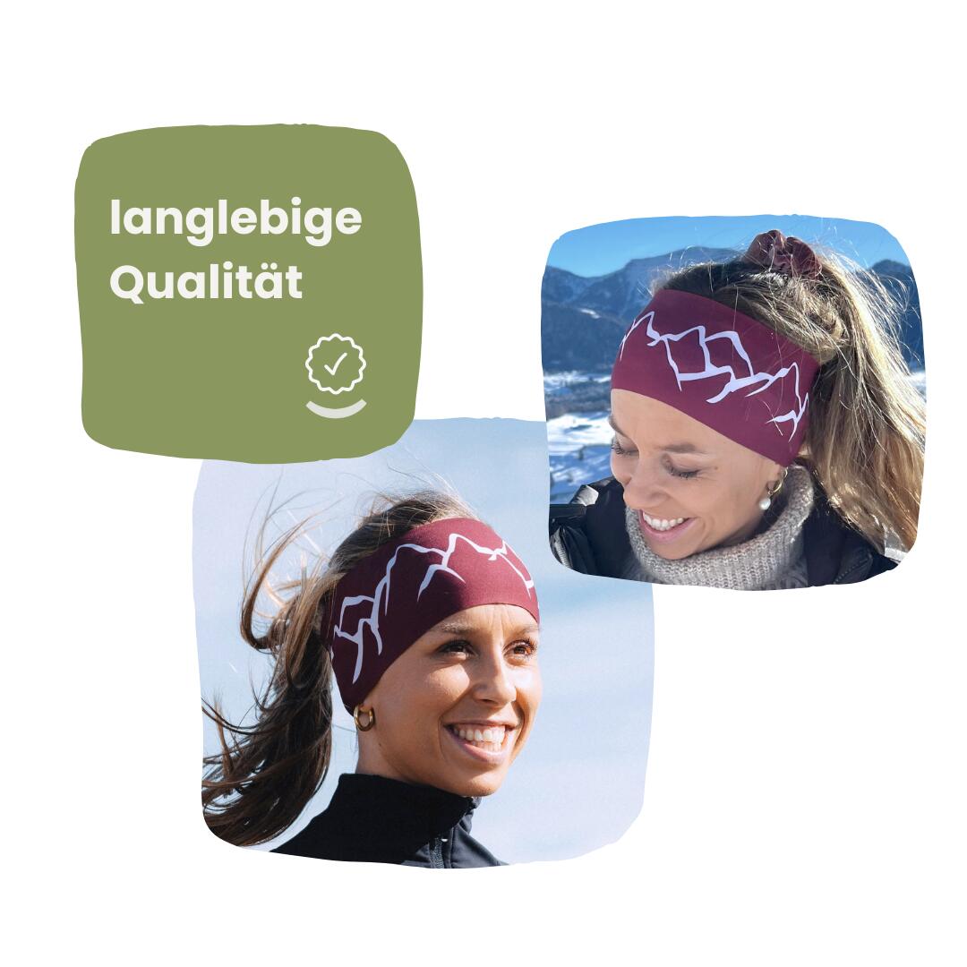 Bergwelten Stirnband: Atmungsaktiv & rutschfest | Ideal für Sport & Alltag 6/9
