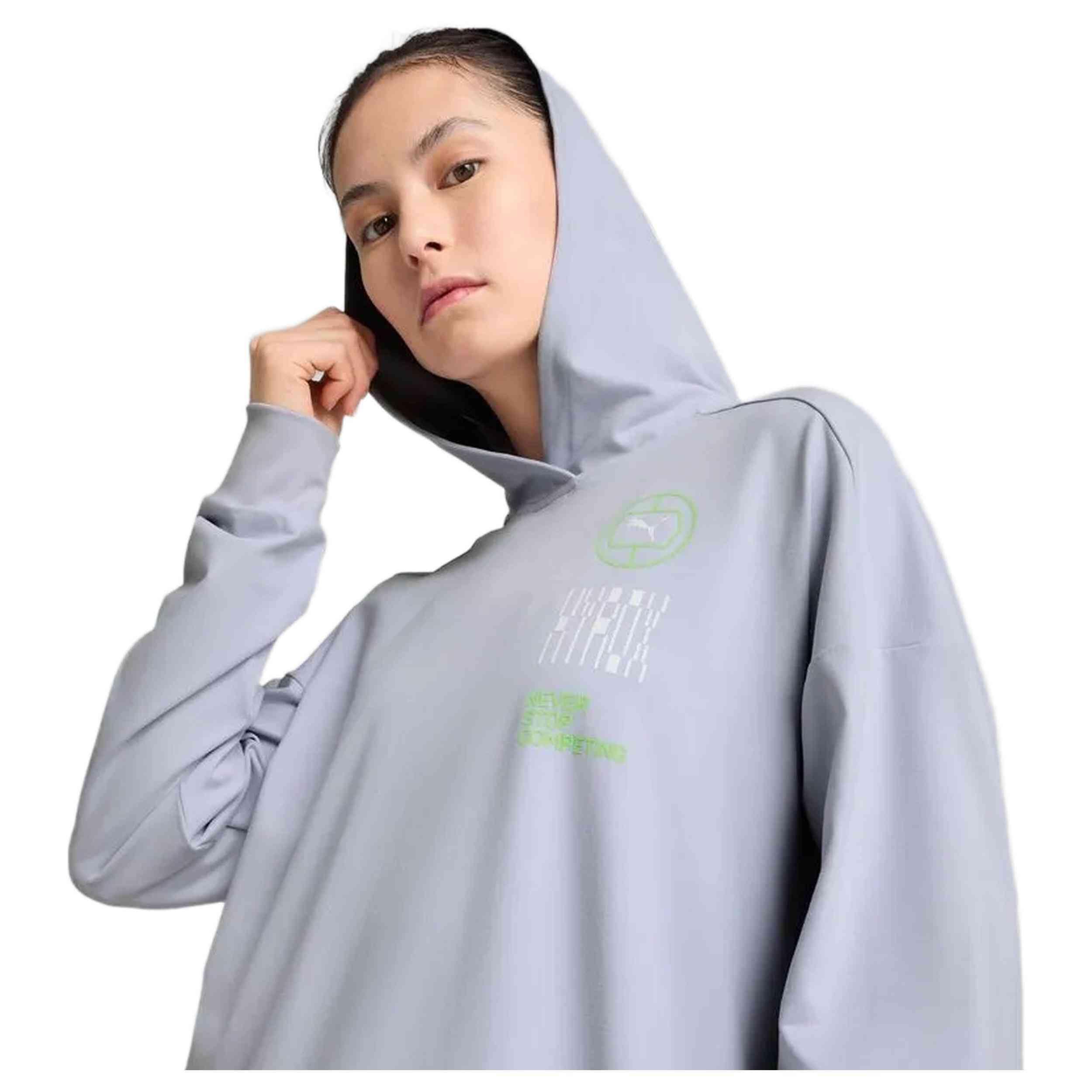 Felpa con cappuccio Puma modello 526907-47 per donne 2/3
