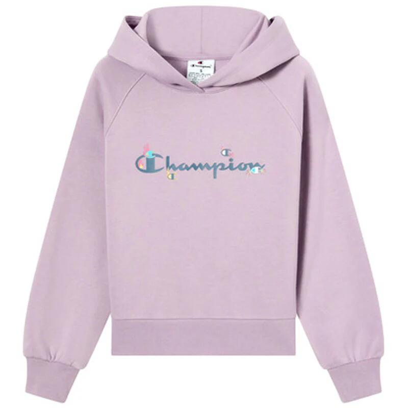 Champion - Sweat À Capuche Champion Modèle 405218-vs100 Pour Filles - Sweat-shirt - Rose|violet - Decathlon