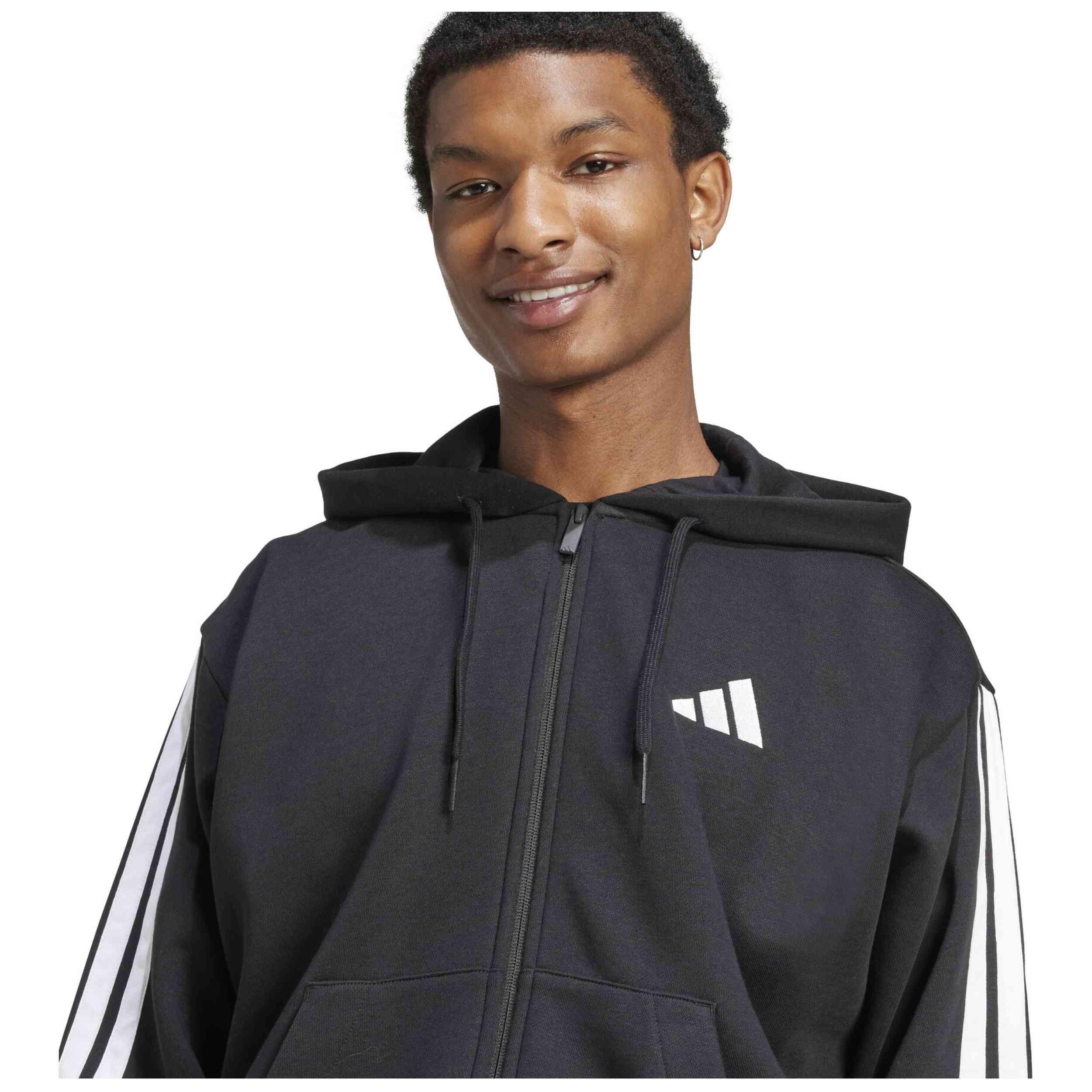 adidas Herren Kapuzenjacke 3S Fleece FZ Hoodie 4/5