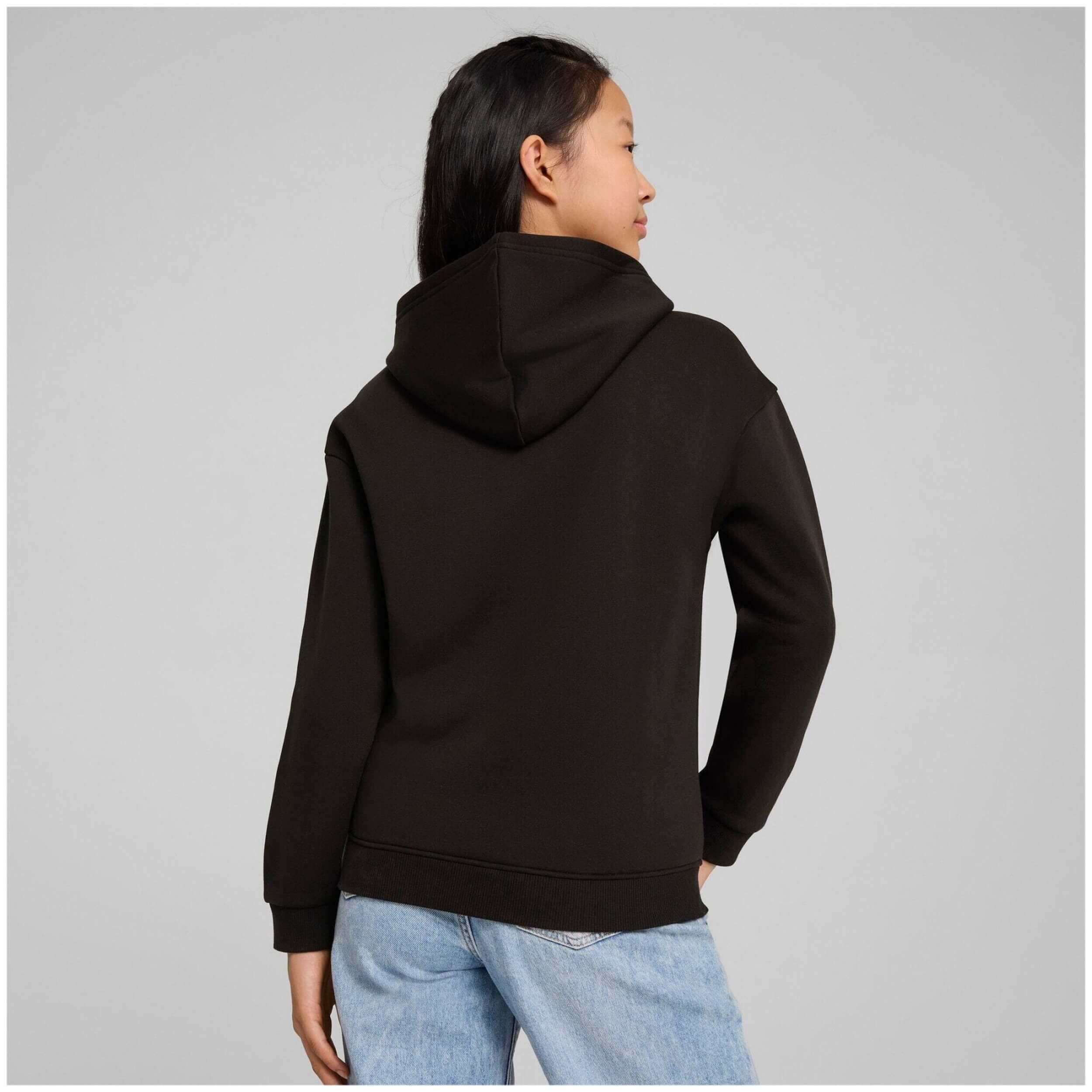 Felpa con cappuccio Puma modello 681827-01 per unisex ragazzi 5/5