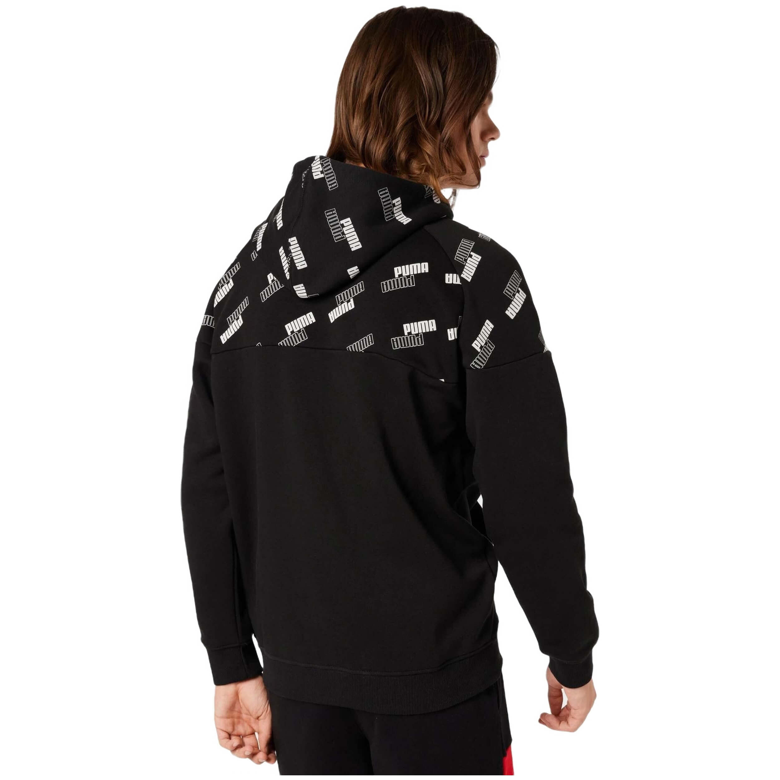 Felpa con cappuccio Puma modello 589395-01 per unisex 4/4