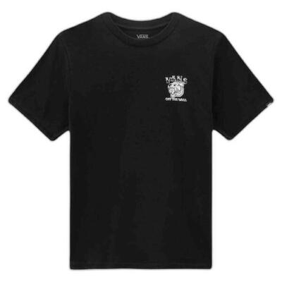 Vans t-shirt met korte mouwen model vn000fh2blk voor jongens, zwarte kleur