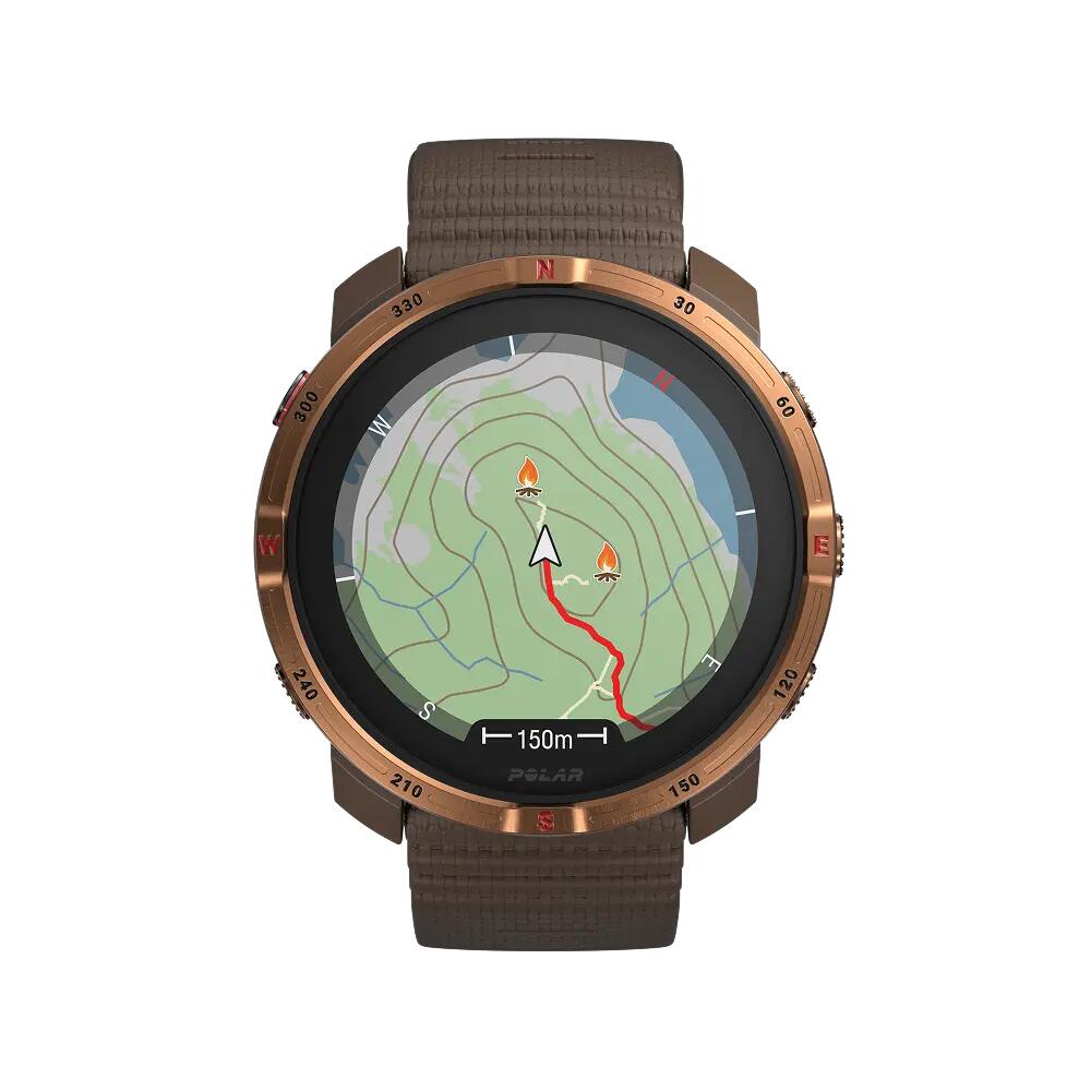 Polar - Polar Grit X2, Montre De Sport Outdoor - Montre - Marron - No Size - Decathlon