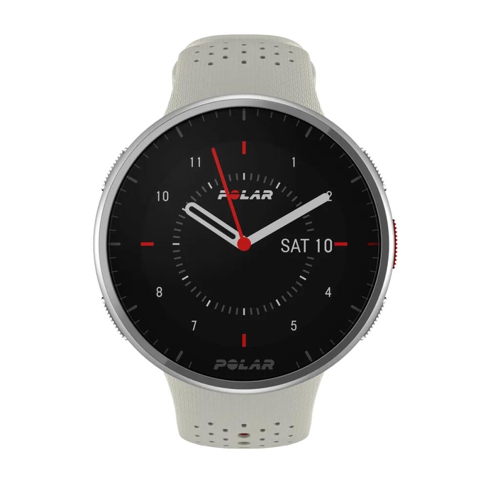 Advanced Sports Watch - GPS, Activity & Sleep Tracking - Pacer Pro Snow White