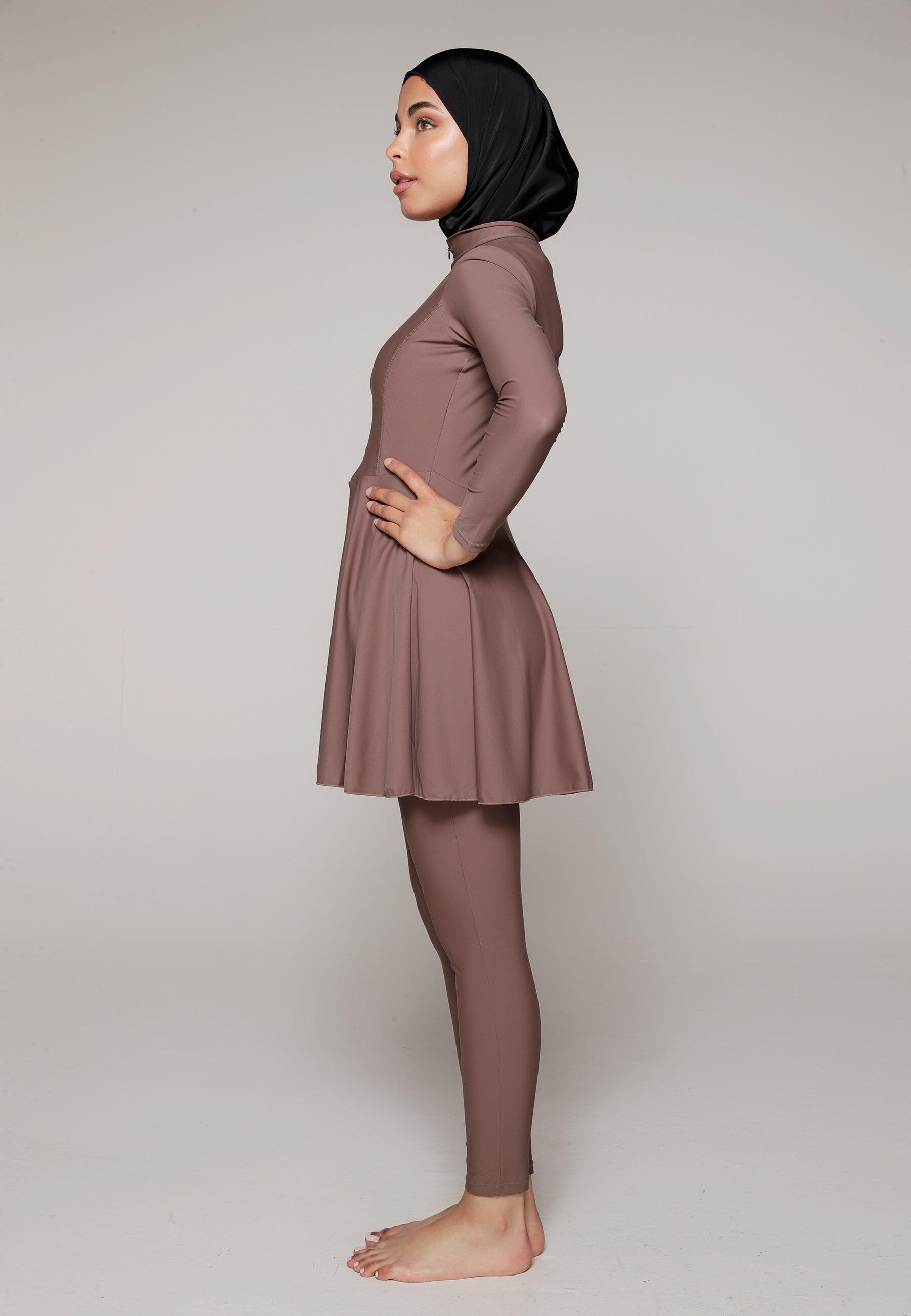 Dames Zwemkleding Zwempak met Legging 3/5