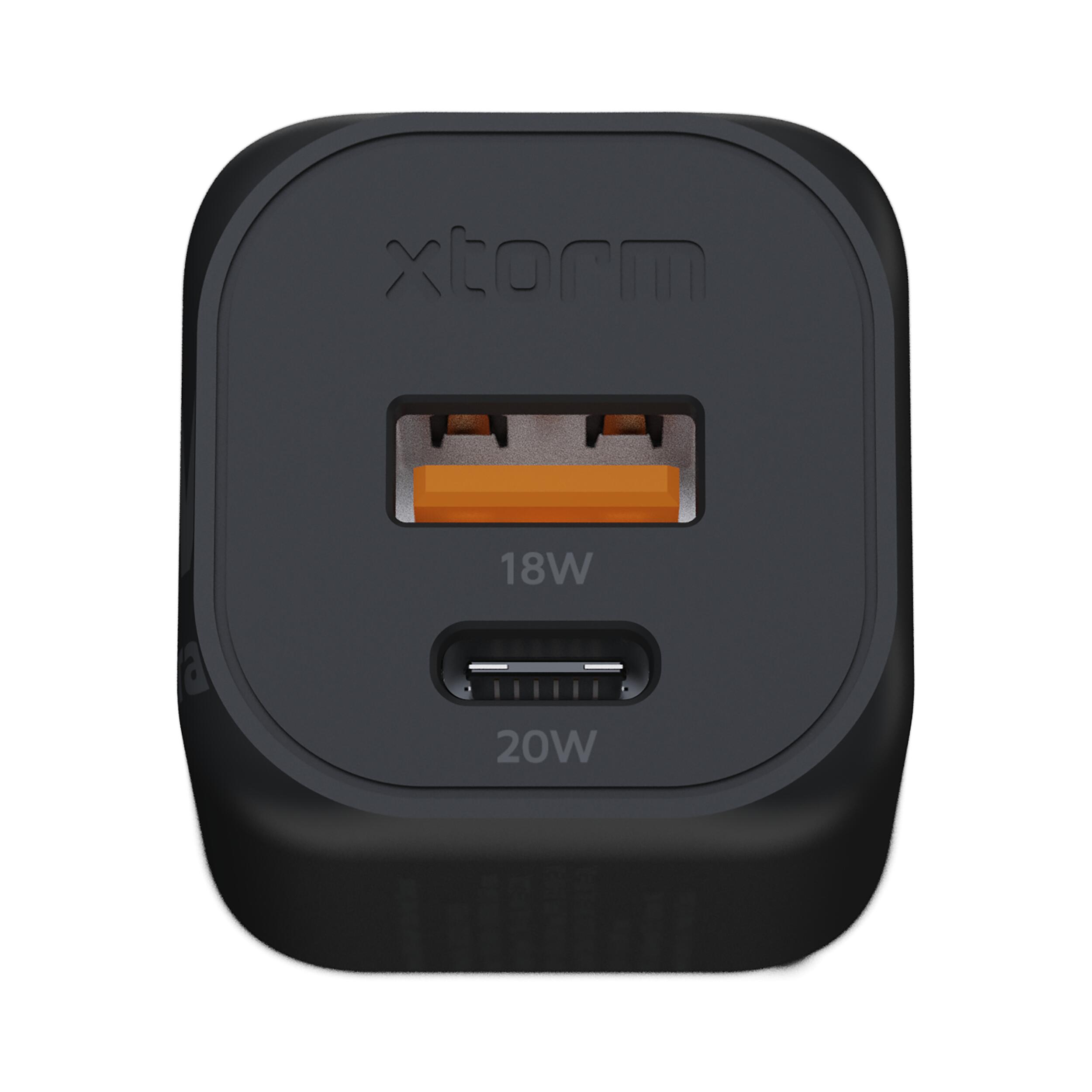 Xtorm 20W GAN2 Ultra Oplader + 1 meter kabel (100W) - Power Delivery - Zwart 3/6