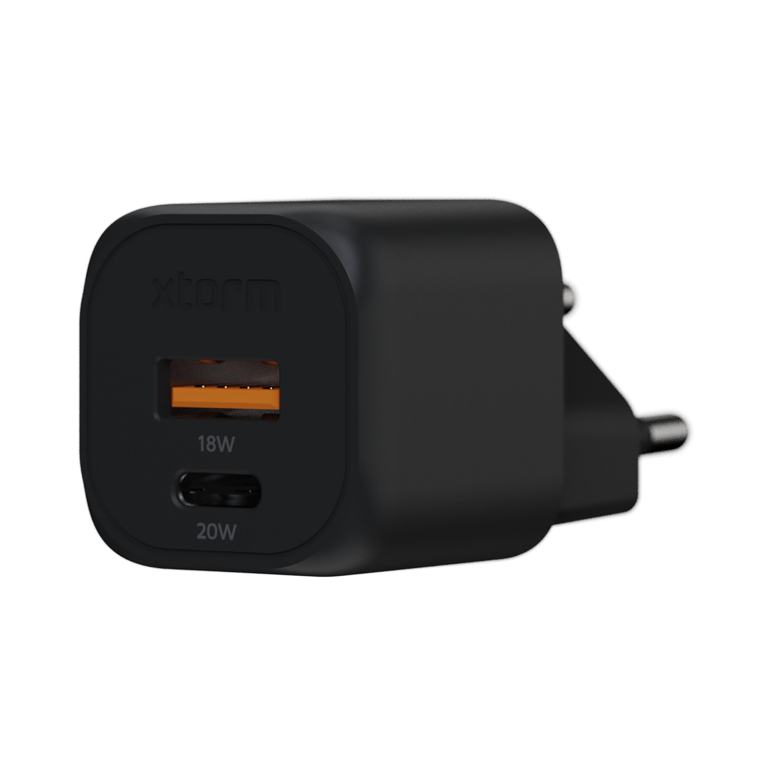 Xtorm 20W GAN2 Ultra Oplader + 1 meter kabel (100W) - Power Delivery - Zwart 5/6