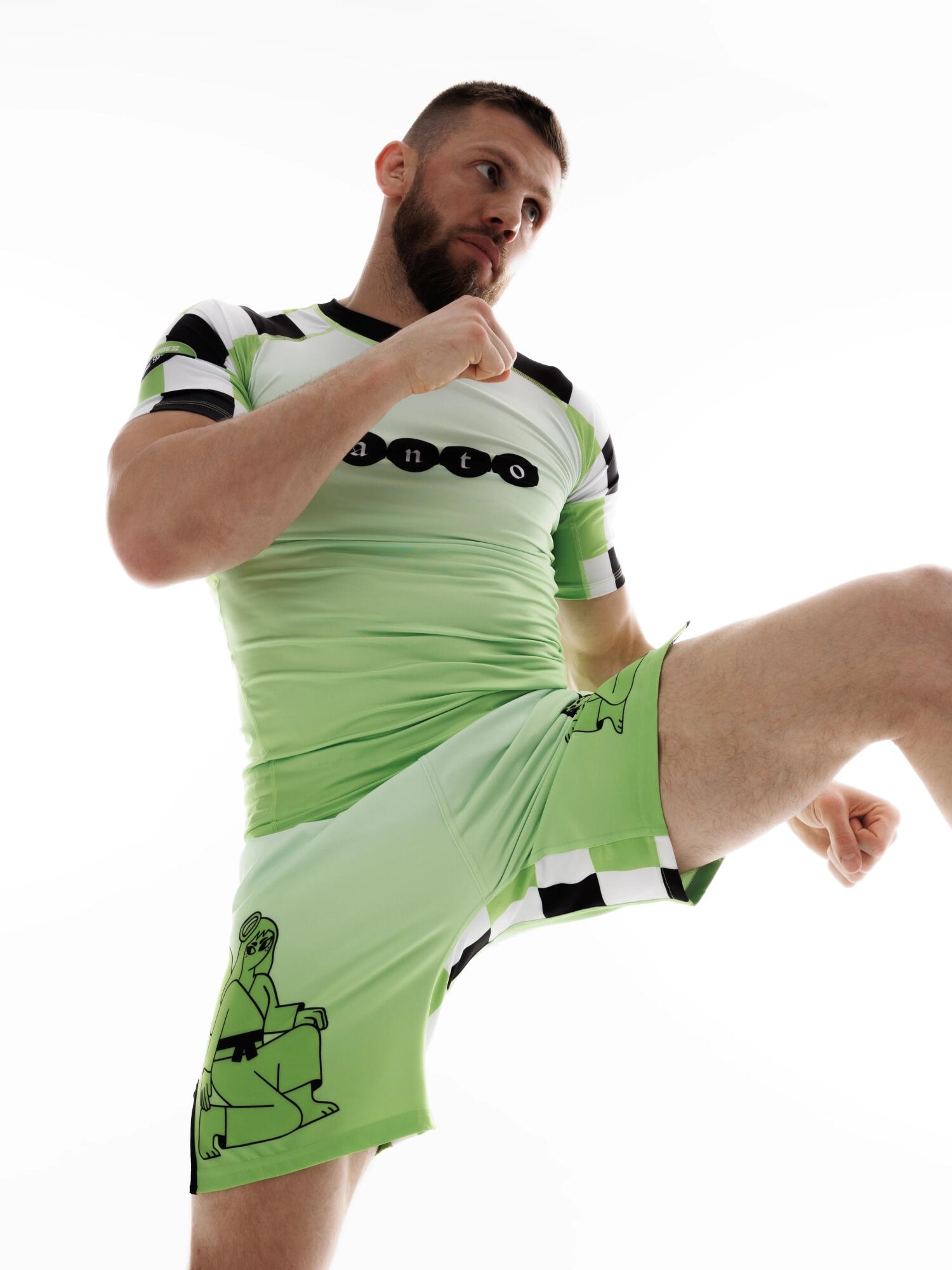 MANTO rashguard TWO SIDES zielony 3/7