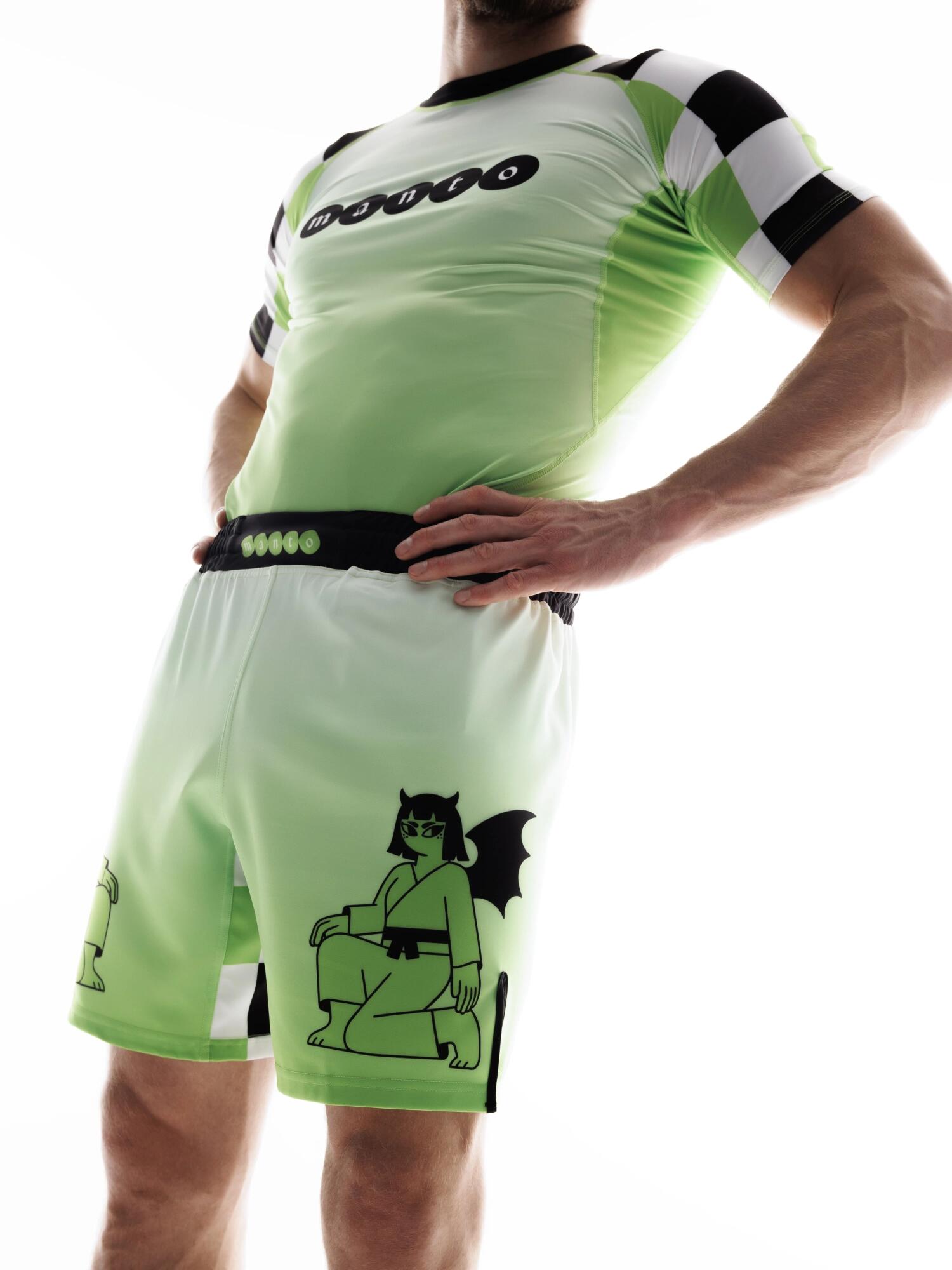 MANTO rashguard TWO SIDES zielony 5/7