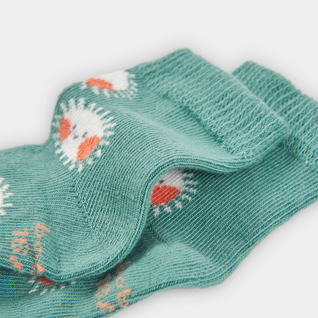 Calcetines de verano de gimnasia bebé niña boboli marrón 3/3