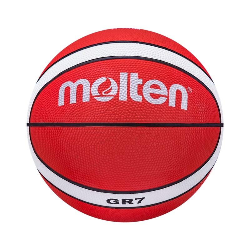 Pachet 10 mingi baschet Molten GR6-RW, marime 6 cu sac si pompa 