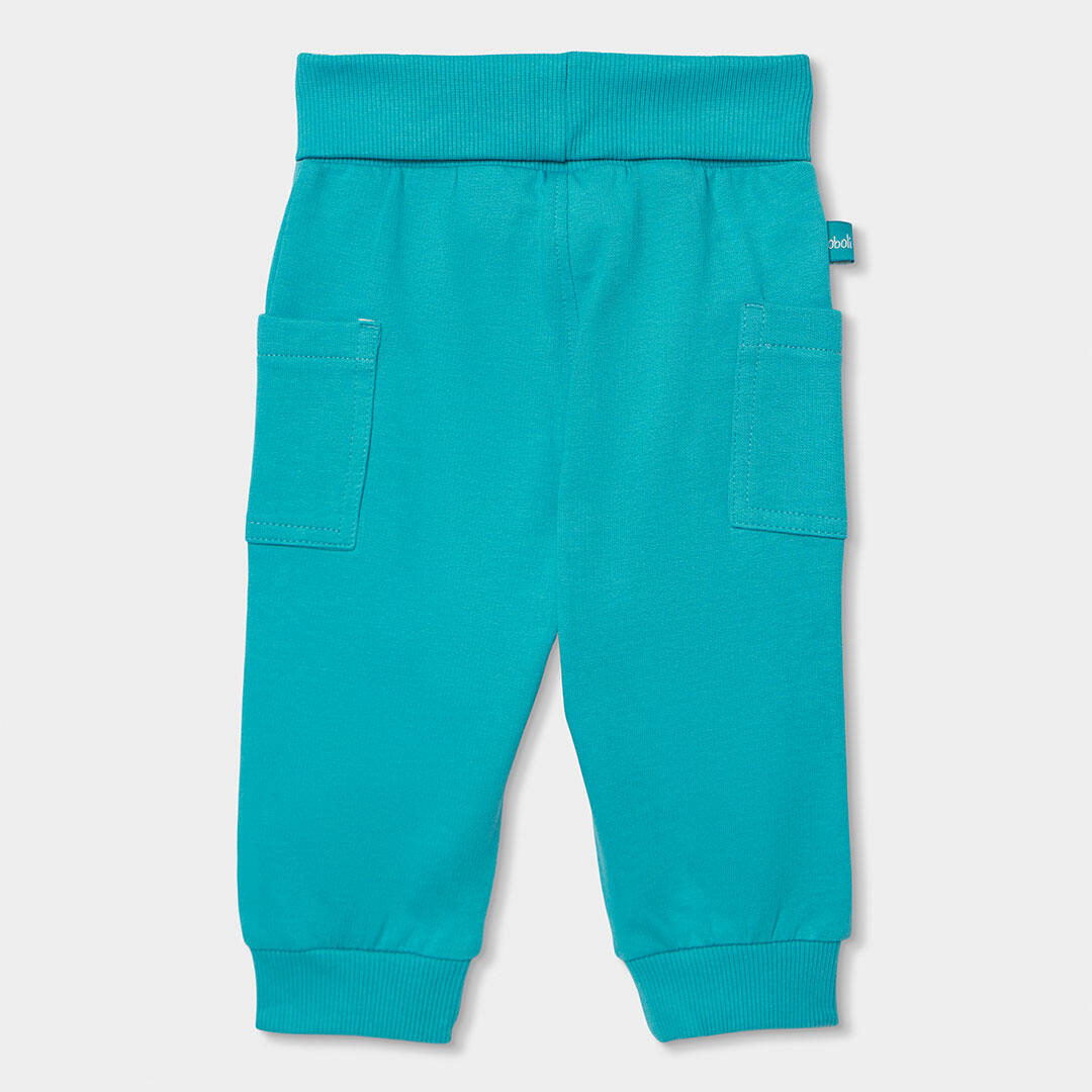 Pantalones de verano de senderismo bebé niño boboli verde 2/4