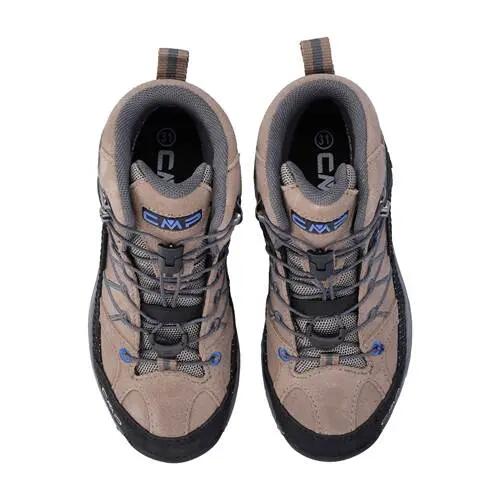 CMP Kids Rigel Mid wasserdichter Wanderschuh Kinder Outdoorschuh Cenere-Royal 36 3/6