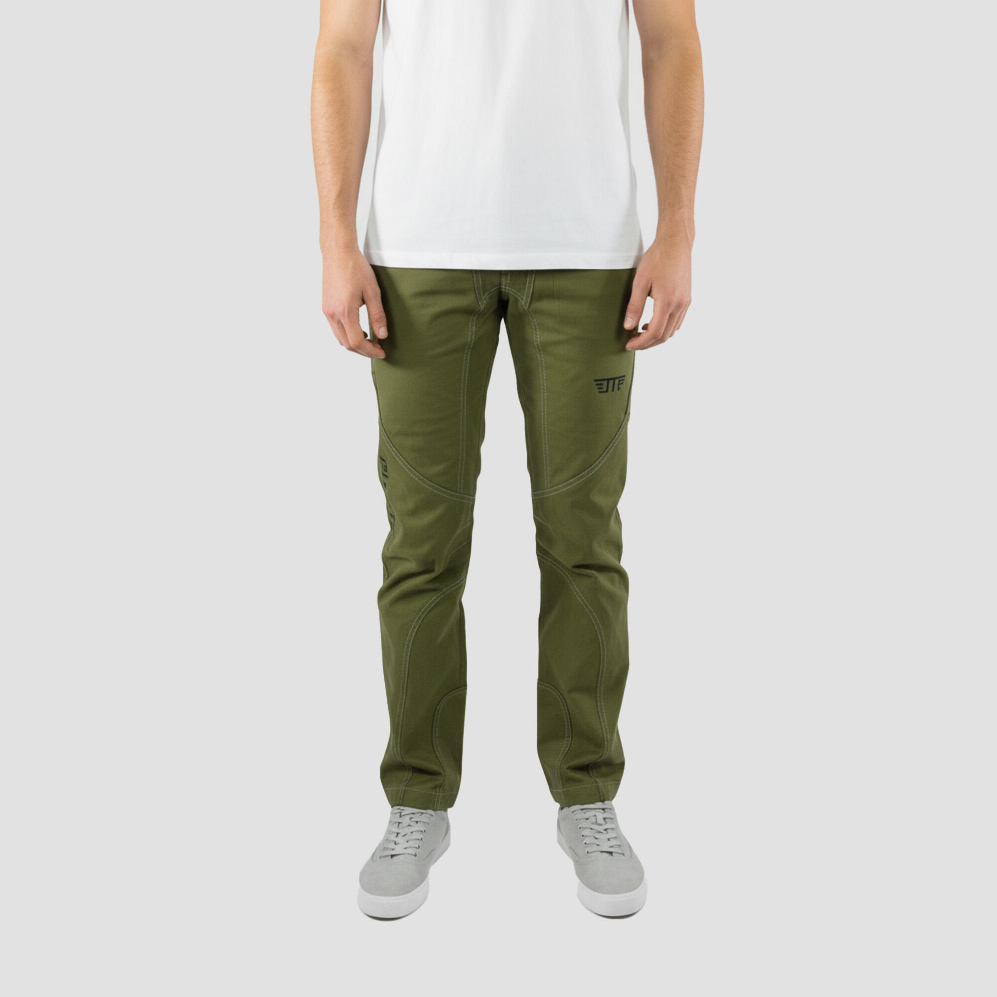 JEANSTRACK Horolezecké - trekingové kalhoty Garbi Khaki Man