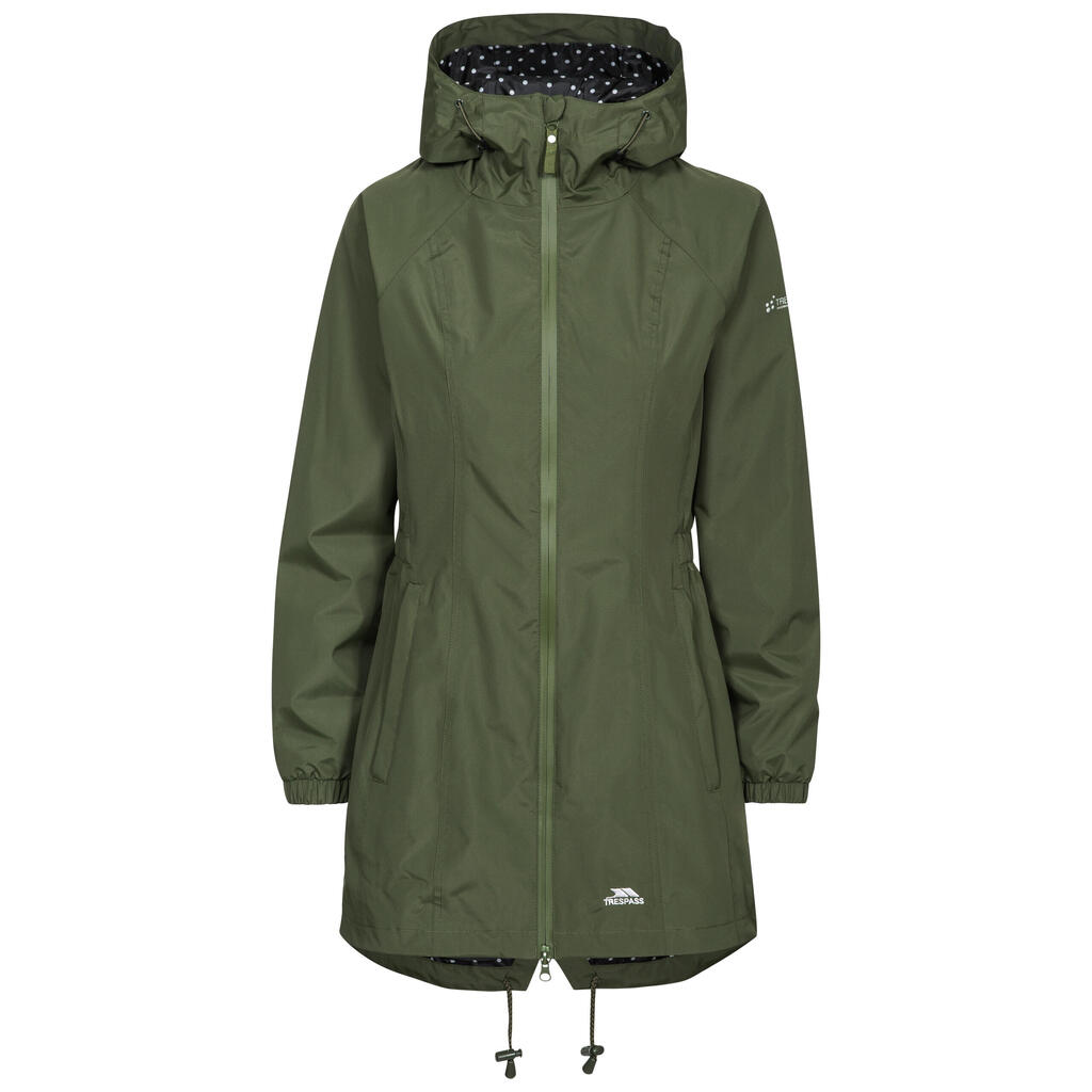 Womens Waterproof Jacket Ladies Longer Length Raincoat Daytrip