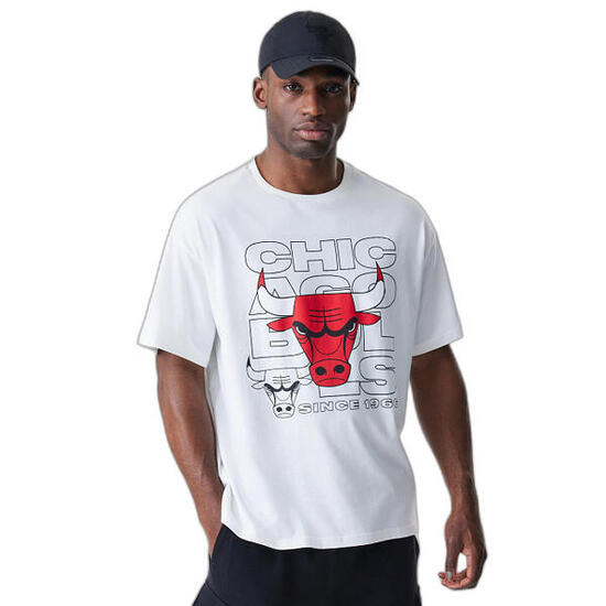 T-shirt oversize Chicago Bulls NBA Outline Graphic