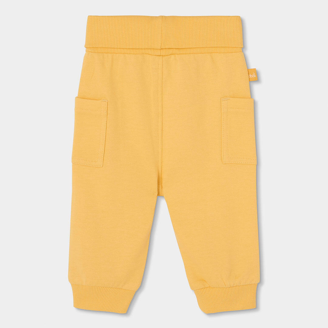 Pantalones de verano de senderismo bebé niño boboli amarillo 2/4