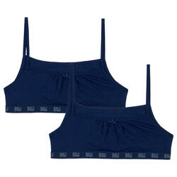 Dim Skin Care, Lot de 2 brassières fille en coton bio