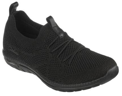 Skechers Buty Damskie Sportowe wsuwane czarne Arch Fit Flex czarne 38