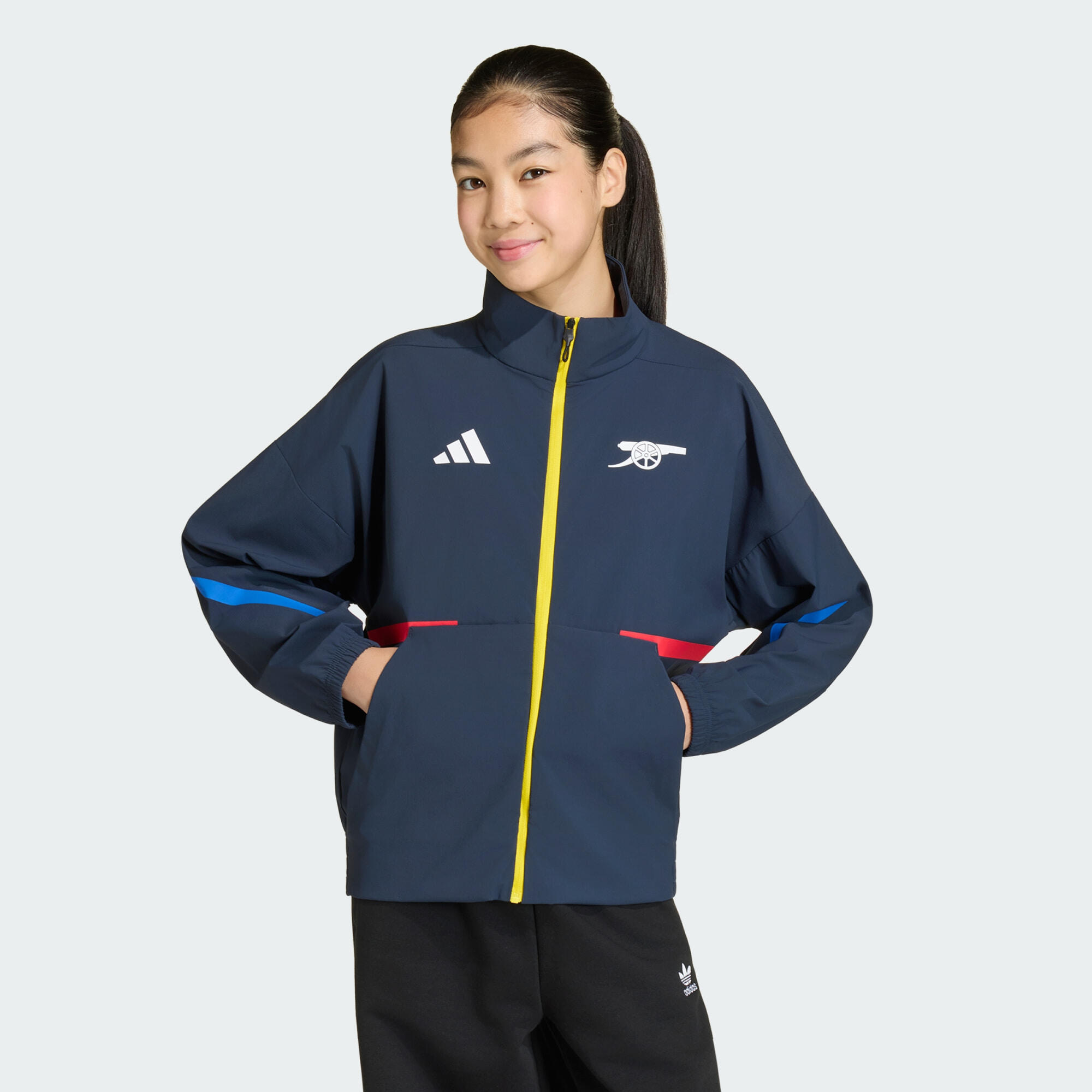 Adidas - Veste Anthem Arsenal Fc Z.n.e. Enfants - Survêtement - Bleu - 13-14 Ans - Decathlon