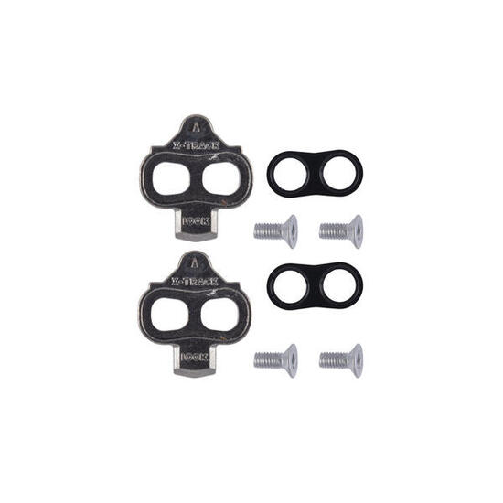 Shimano Look X-Track Easy tacchette MTB 6° grigie.