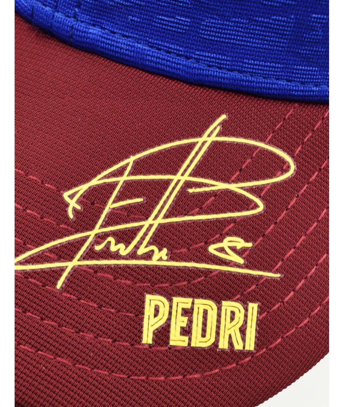 Gorra Niño FC Barcelona Oficial Pedri Firmada 2/4