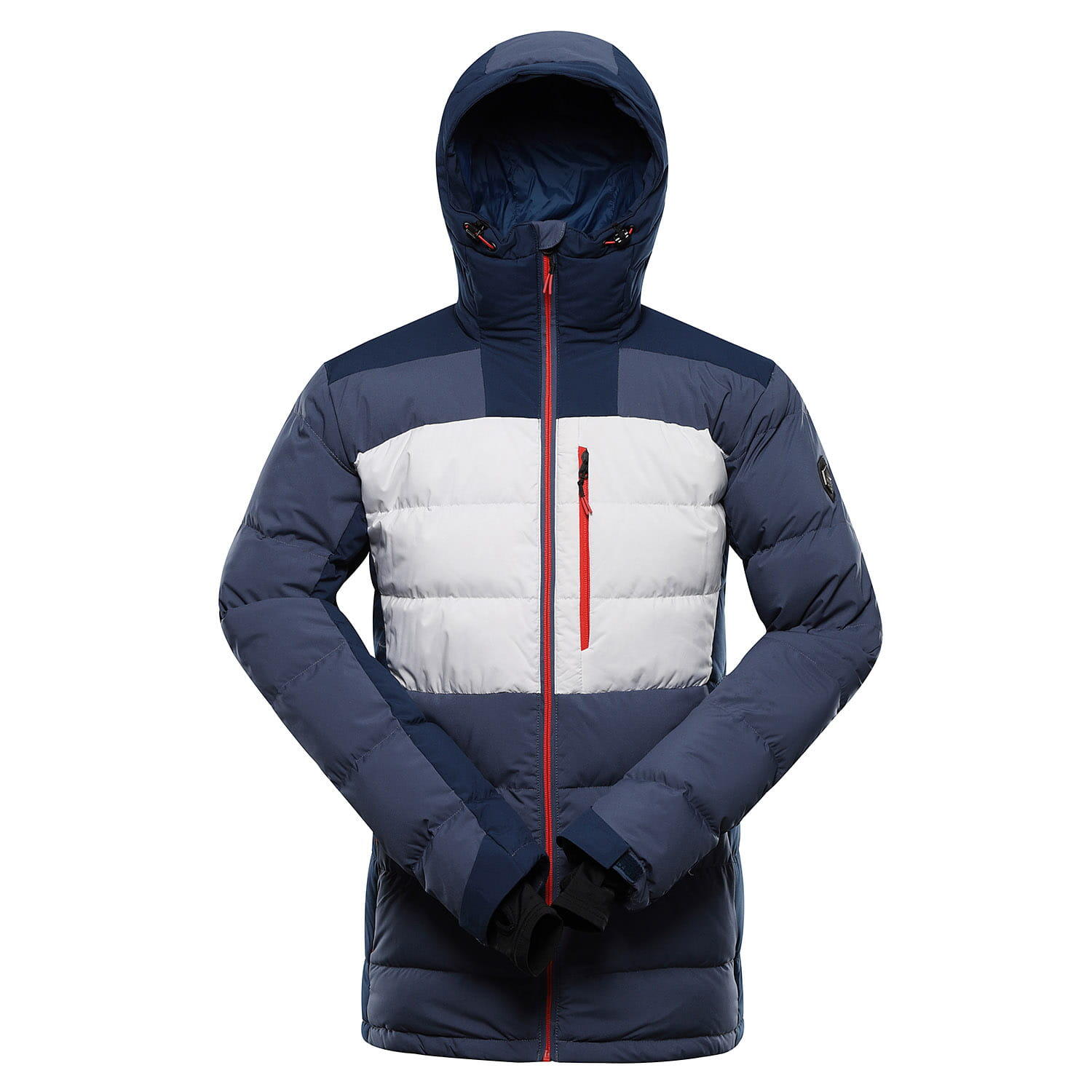 ALPINE PRO Pánská peřová lyžařská bunda s membránou ptx snow FERER 2