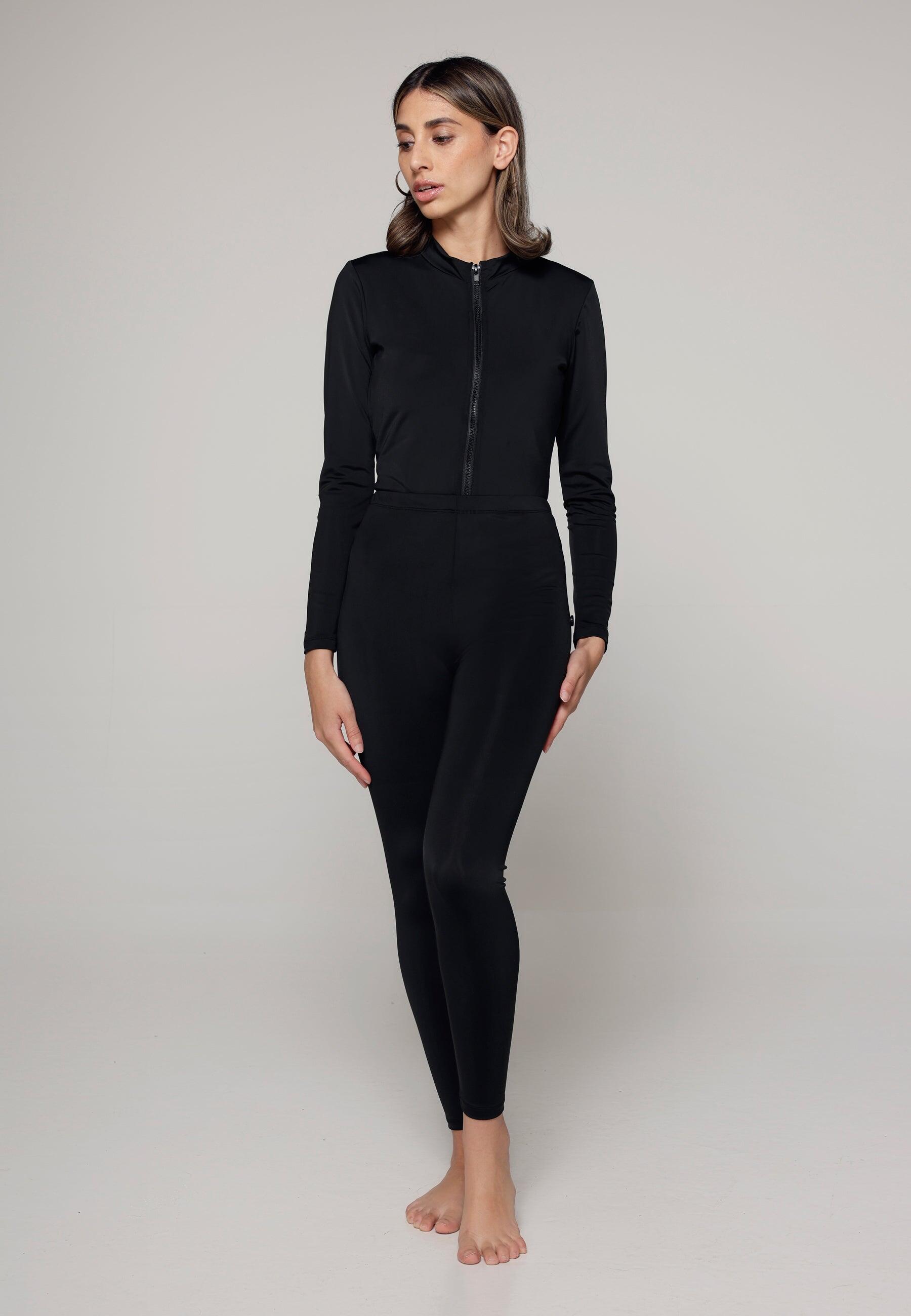Dames Zwemkleding Zwembody met Legging en Rok 5/5