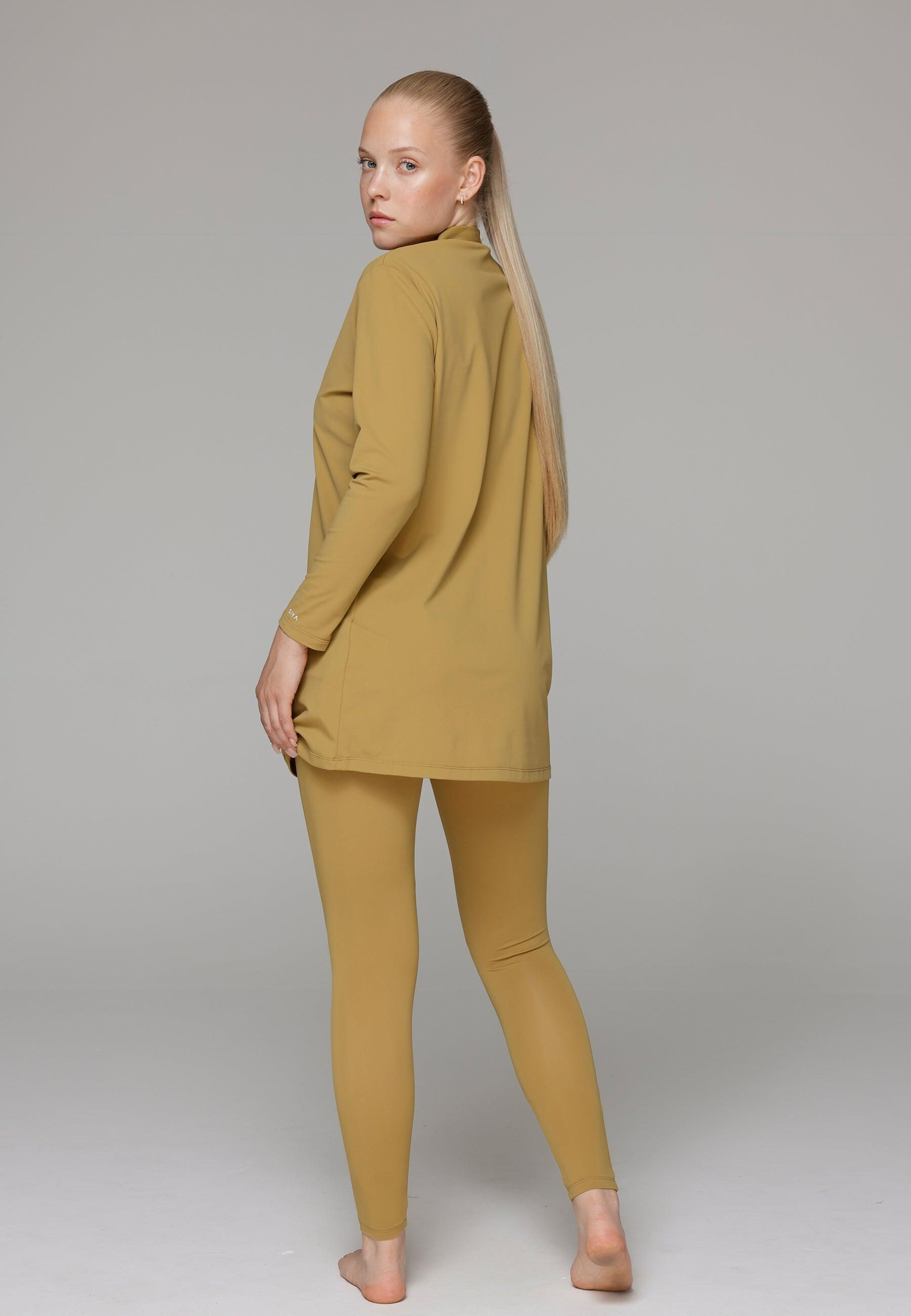 Dames Zwemkleding Bedekt Zwempak met Legging 3/7