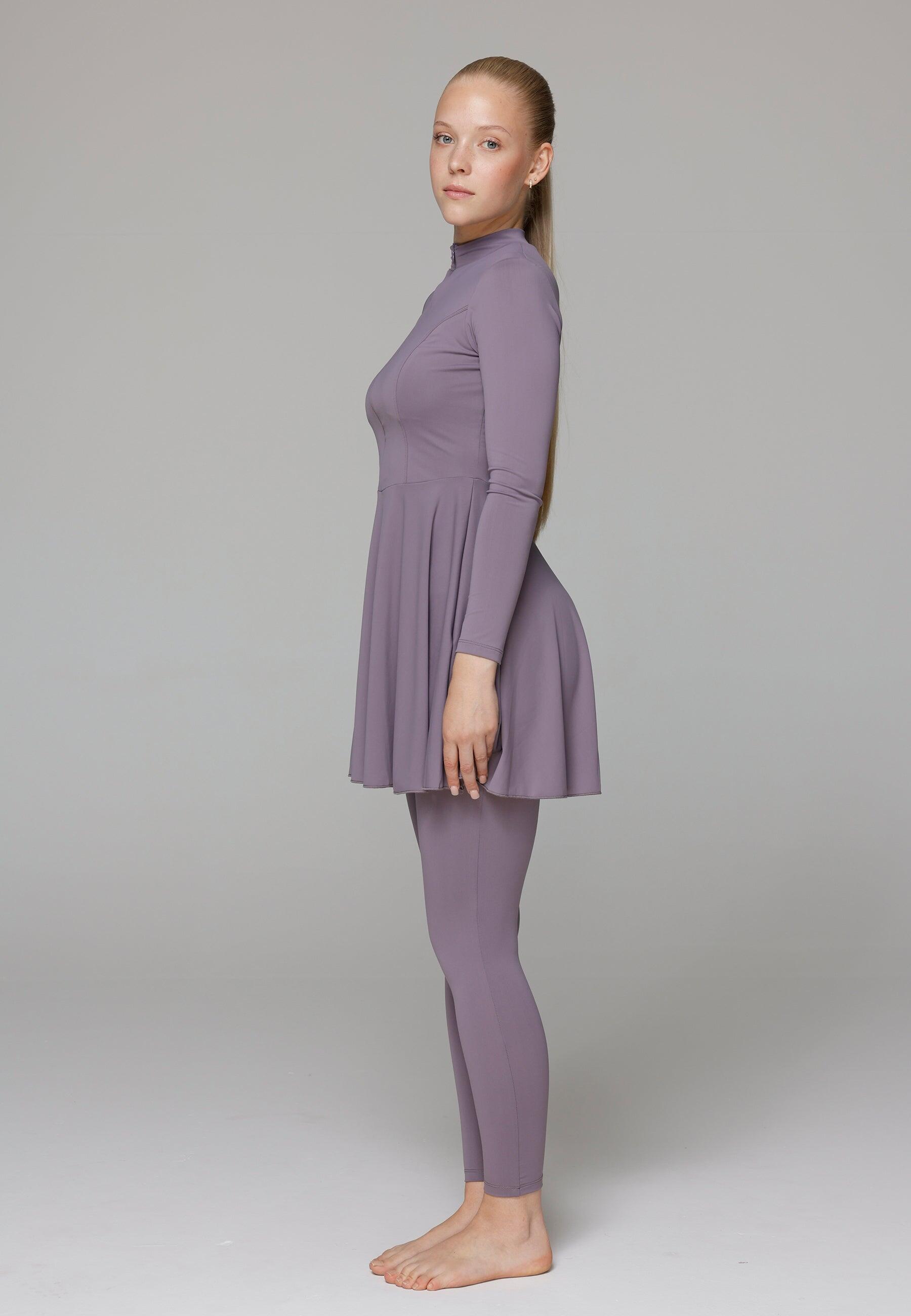 Dames Zwemkleding Zwempak met Legging 3/6