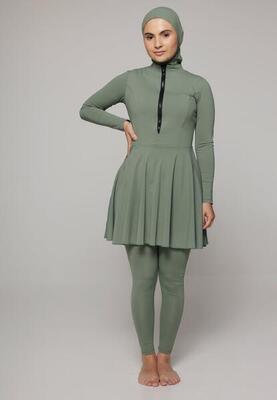 Dames zwemkleding zwempak met legging