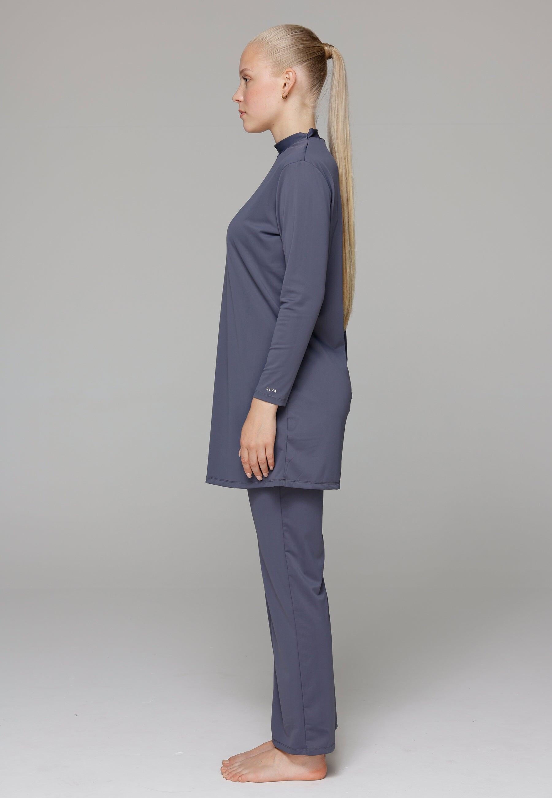 Dames Zwemkleding Ruimvallend Bedekt Zwempak met Broek 2/6