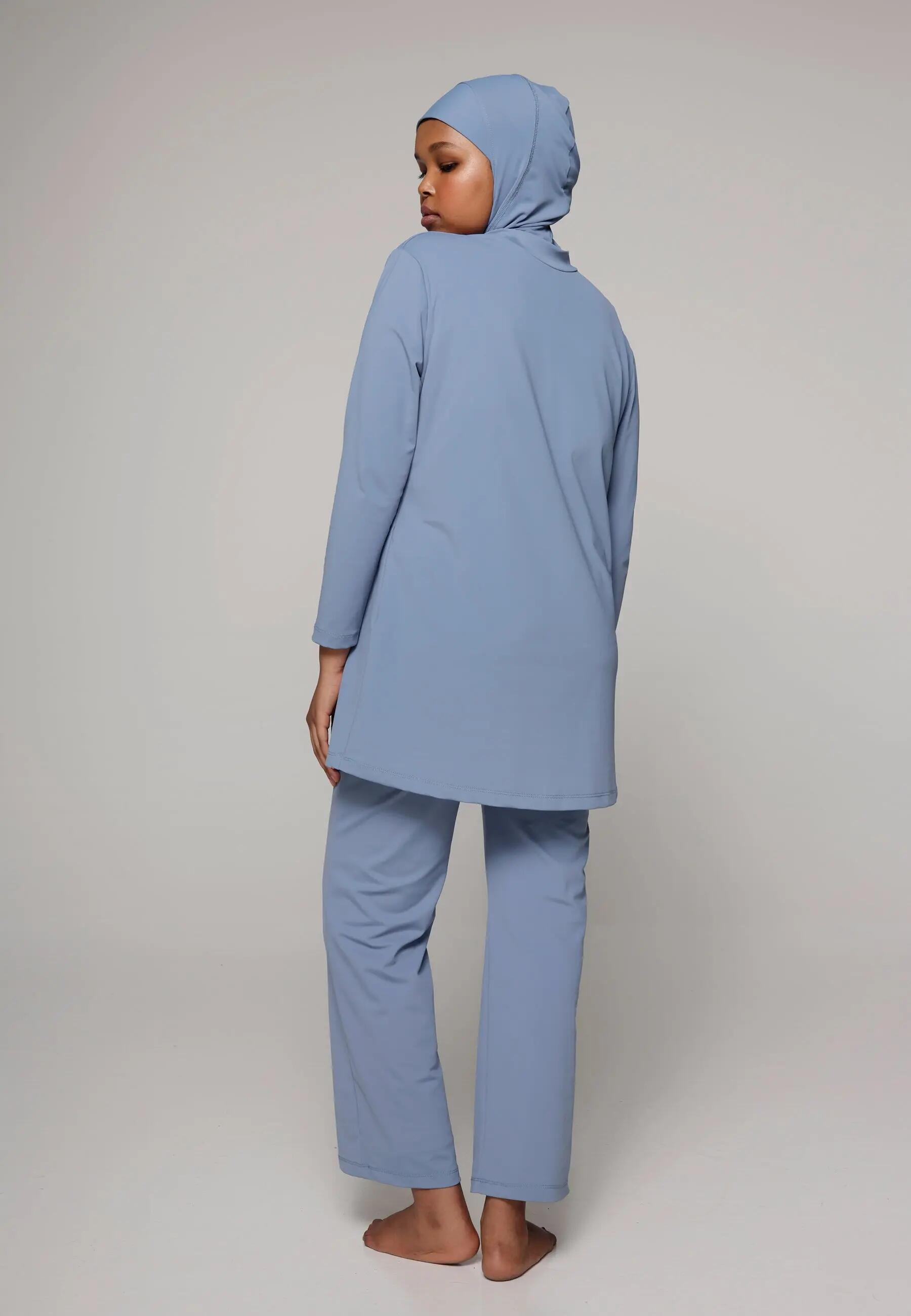 Dames Zwemkleding Ruimvallend Bedekt Zwempak met Broek 3/5