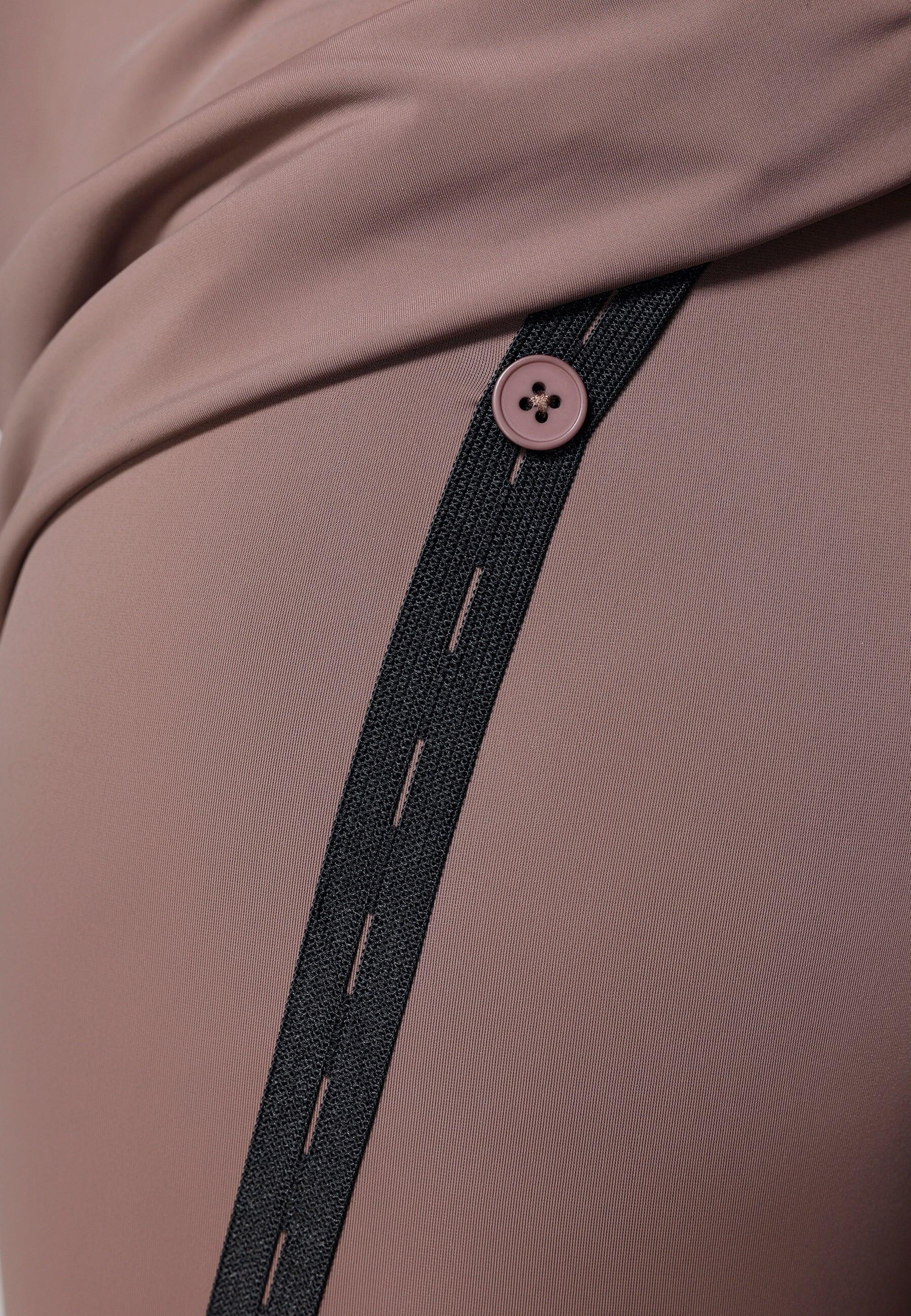 Dames Tweedelige Semi-Burkini zwempak 4/7