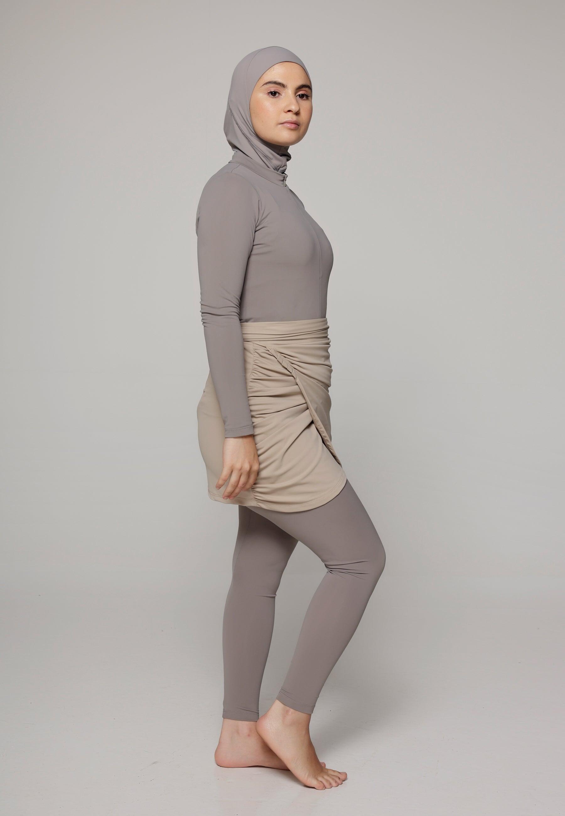 Dames Zwemkleding Zwembody met Legging en Rok 2/4